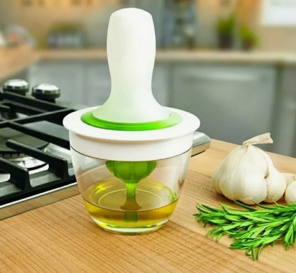 Dispensador de Aceite con Brocha de Silicona